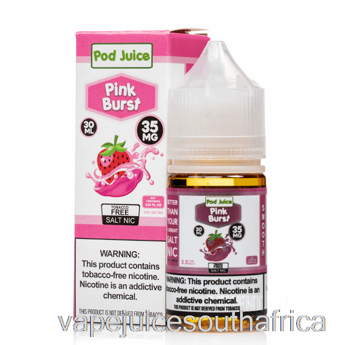 Vape Pods Pink Burst - Pod Juice - 30Ml 35Mg